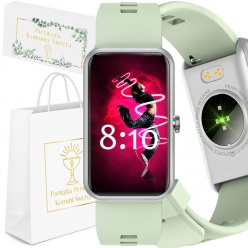 zegarek smartwatch dla dziewczynki komunia rubicon ke83gr zielony